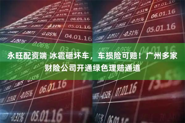永旺配资端 冰雹砸坏车，车损险可赔！广州多家财险公司开通绿色理赔通道